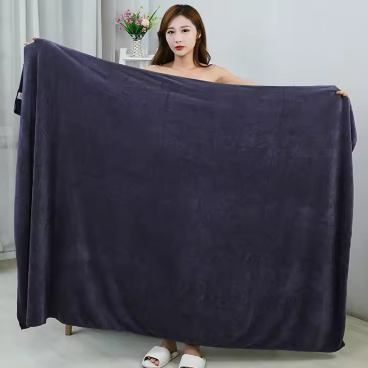 Toalla De Baño De Microfibra Gruesa De Alta Calidad Suave Alta Absorción Y Secado Rápido Toalla De Playa Toalla De Baño - 1