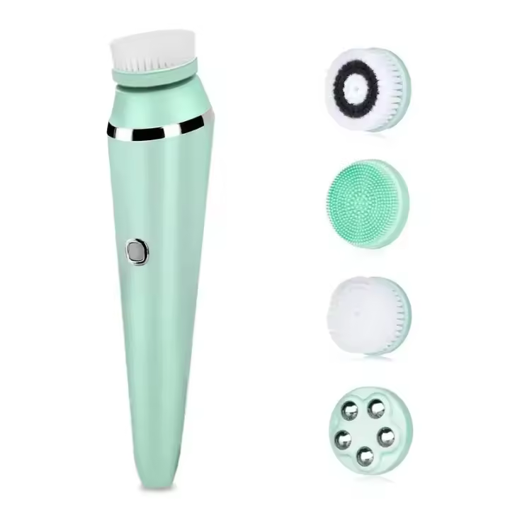 Cepillo de limpieza Facial Eléctrico 4 en 1, herramienta de limpieza - 1