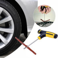 Kit De Reparación De Neumáticos Para Coche Y Motocicleta Herramientas De Vacío Emergencia Para Automóviles Y Vehículos Eléctricos Material De Goma Universal Reparación Rápida - details 6