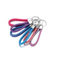 5Pcs Paquete Cuerda De Cuero Tejida Llavero Portátil Organizador De Lanyard Para Llaves De Coche Móvil Teléfono Accesorio - details 7