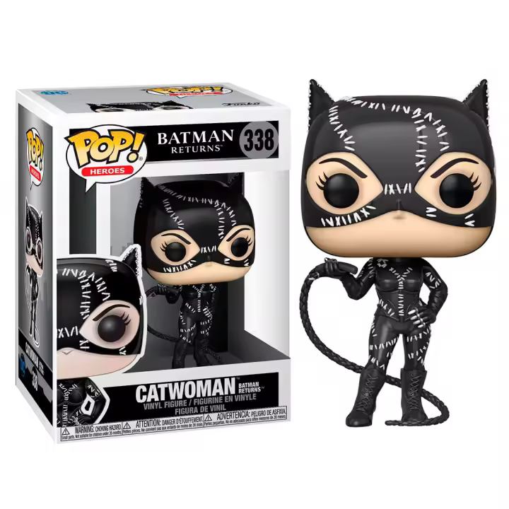Figura Pop Dc Comics Batman Returns Catwoman-Figura de Vinilo Coleccionable - Idea de Regalo- Mercancia Oficial - Juguetes para Niños y Adultos - Movies Fans - Muñeco para Coleccionistas y Exposición - 1