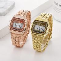 Reloj De Pulsera Deportivo Digital LED Multifuncional Para Hombres Y Mujeres F91W Correa De Acero Cuadro De Arco Índice Material De Aluminio Reloj De Negocios - details 11