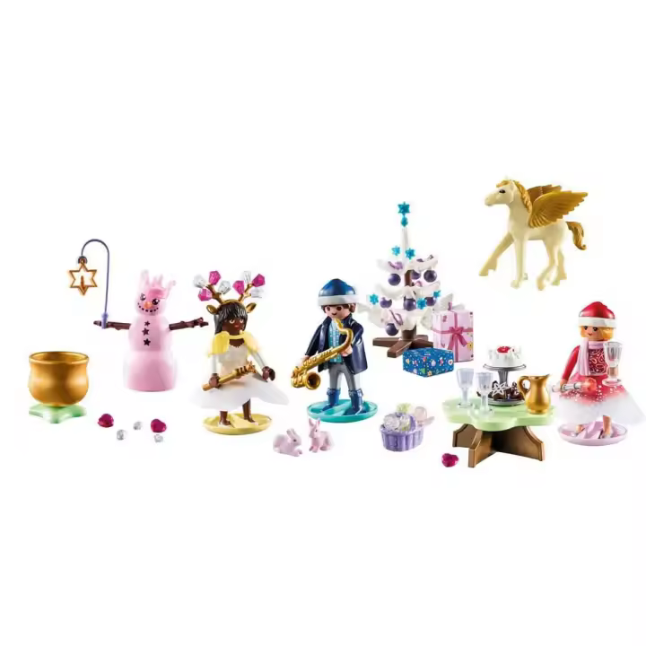 Playmobil Juego De Construcción Calendario De Adviento Arcoíris De Navidad - 1