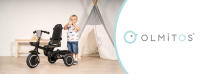 Olmitos - Triciclo Evolutivo Elliot 360º - Asiento Giratorio, Respaldo Ajustable y Estructura Resistente para Crecer con tu Pequeño - details 1