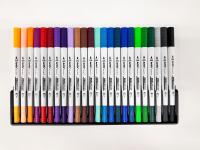 ARTIX Rotuladores Lettering, 24 Colores Surtidos, Brush Pens Punta Fina, Pincel Doble Punta, Marcadores Acuarelables, Especial para Lettering, Graffiti, Caligrafía, Dibujo, para Niños y Adultos (24） - details 5