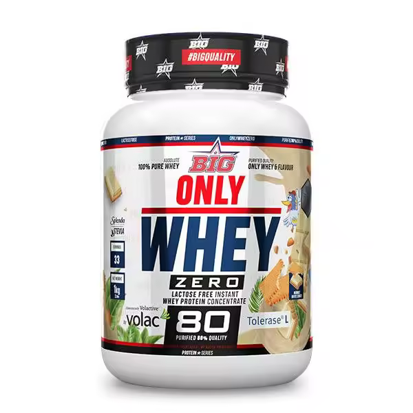 BIG Only Whey Zero 1kg  proteina de suero de leche - 33tomasde30g - 1