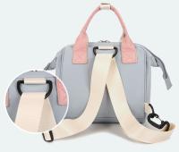Bolsa De Pañales PANGDUBE Para Bebé Estilo Moda Mochila Para Mamá Bolsa De Nappies Para Carrito Tamaño Mediano 23*14*23 Cm - details 1