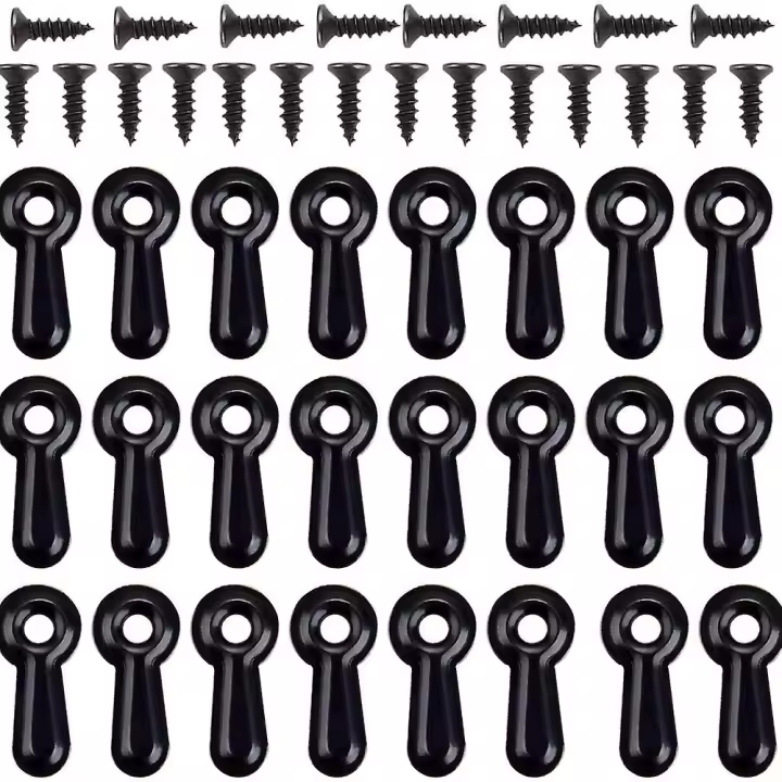 Picture Frame Turn Button Fasteners Set, 100 PCS Picture Frame Backing Clips Hardware Clips - 1