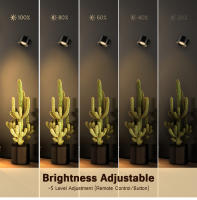 Luz De Lectura LED Con Control Remoto Y Rotación De 360° Luz Nocturna Montada En La Pared De 3 Temperaturas De Color Y 3 Niveles De Brillo Recargable - details 4