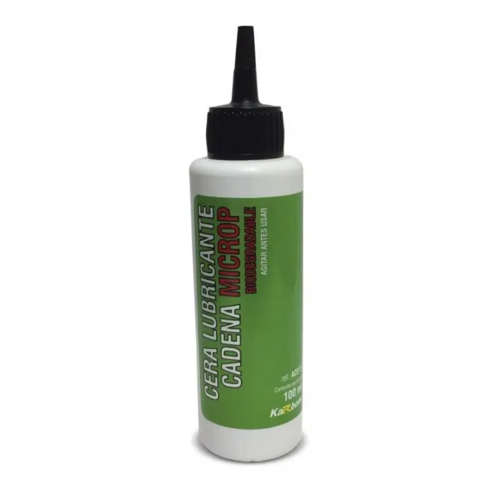 BOMPAR | Lubricante De Cera Karbom Para Cadenas Y Transmisiones 100ml - Cera lubricante cadena con micropartículas de goma deformables que hacen de esta cera la más efectiva en:
1.- lubricación y - 1