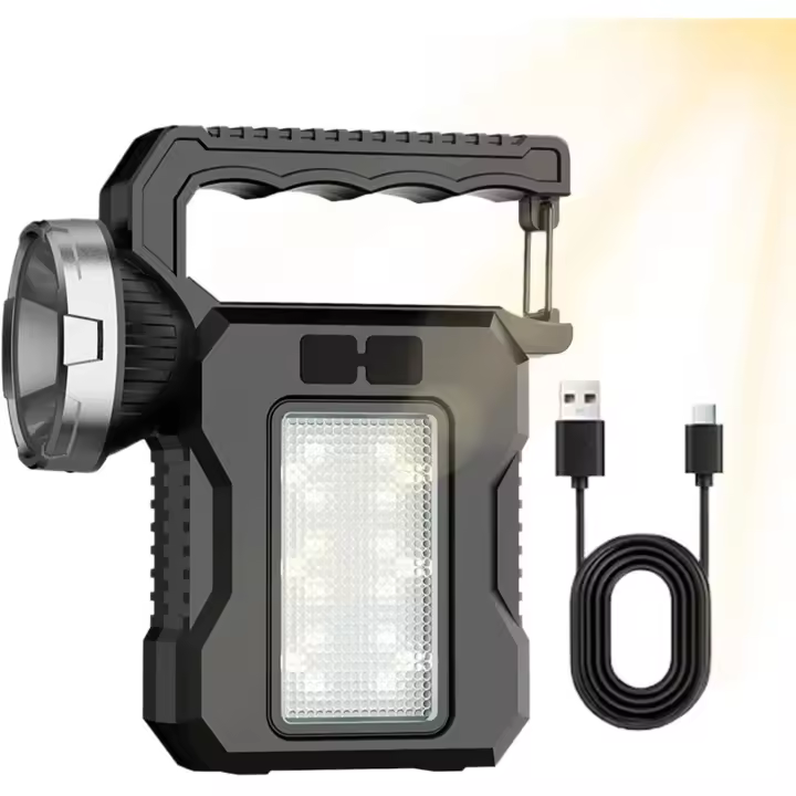 Interior solar led interior multiusos potente recargable para exteriores, camping, viajes, exploración, 3,1x1,3x5,3 pulgadas, 142g, material ABS - 1