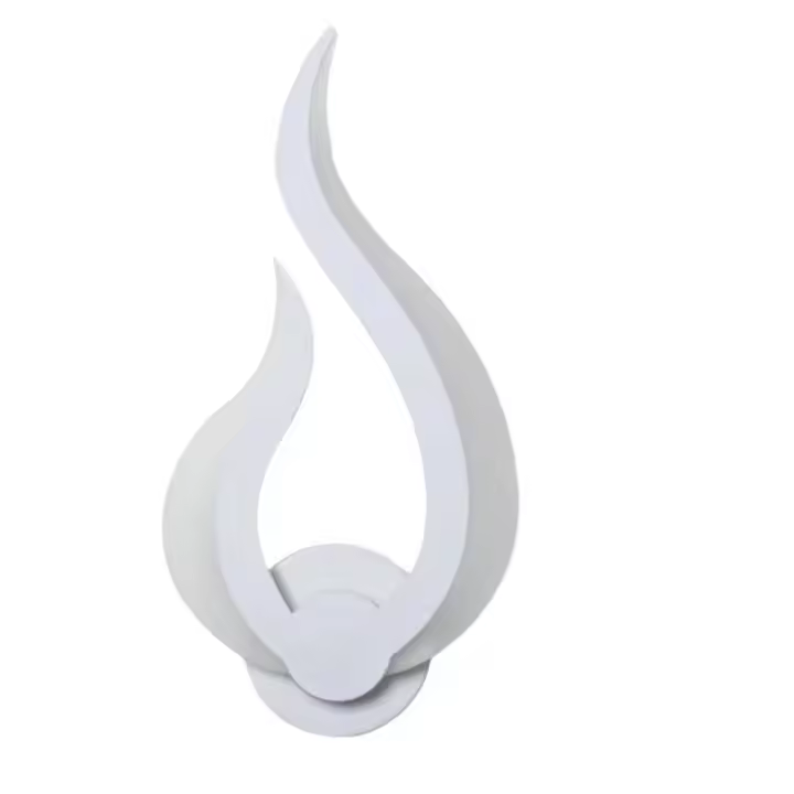 BIT Lámpara de pared LED para interiores de 12 W, control remoto de 2,4 G, regulable, 3 temperaturas de color, moderna, iluminación tricolor, luz de noche para dormitorio de niños, oficina, pasillo (blanco) (derecha) - 1