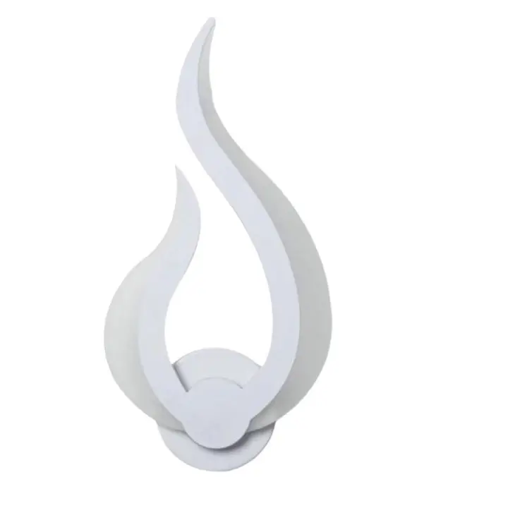 BIT Lámpara de pared LED para interiores de 12 W, control remoto de 2,4 G, regulable, 3 temperaturas de color, moderna, iluminación tricolor, luz de noche para dormitorio de niños, oficina, pasillo (blanco) (derecha) - 1
