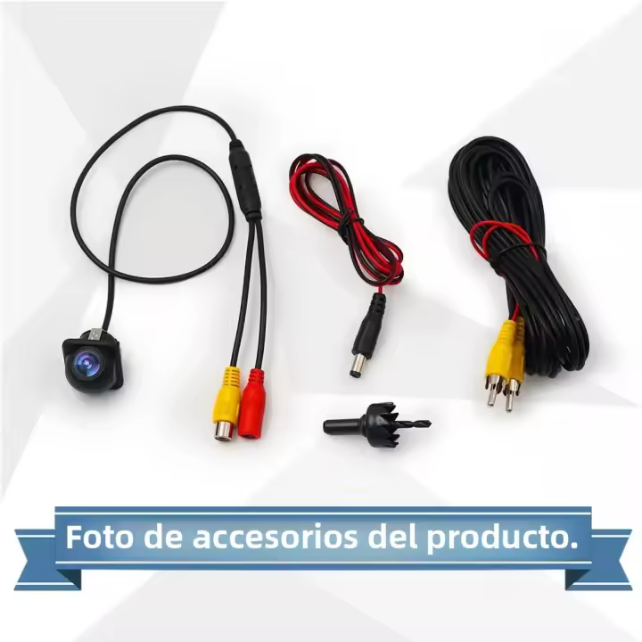 Cámara Trasera Para Coche Universal Impermeable Con Asistencia De Estacionamiento Para Monitorización Al Retroceder Cámara De Visión Trasera ABS 120° - 1