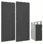 Outsunny - Juego de 2 fundas para leñero, fundas para leñero XXL de 185 x 70 x 185 cm, lona Oxford 600D, color negro - 1