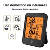 Termómetro Y Higrómetro Digital Grande Para Interior Sensor De Temperatura Y Humedad Estación Meteorológica Con Pantalla LCD Medidor De Clima - details 0