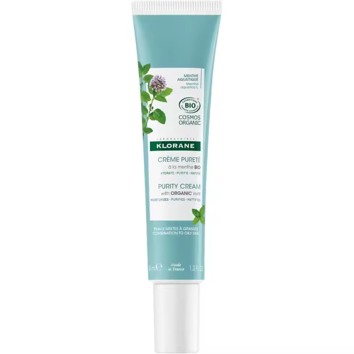Klorane Crema purificante a la menta Bio - 1