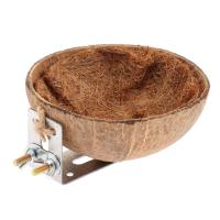 Casa De Nesting Para Pájaros De Cocodrilo Herramienta De Juguete De Ceniza De Coco Para Periquito Canario Pigeon Hamster Rat Gerbil Mice - details 4
