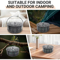 Soporte De Incienso De Hierro Fundido Con Mango Estilo Vintage Portátil Para Hogar Y Camping Soporte Para Mosquitero De Metal - details 2