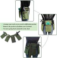 Bolsa de almacenamiento de herramientas de jardinería para Mujeres, Bolsa de mano Resesto para herramientas de Jardín, Kit de herramientas, interior y exterior, Verde (cinturón de herramientas) - details 0