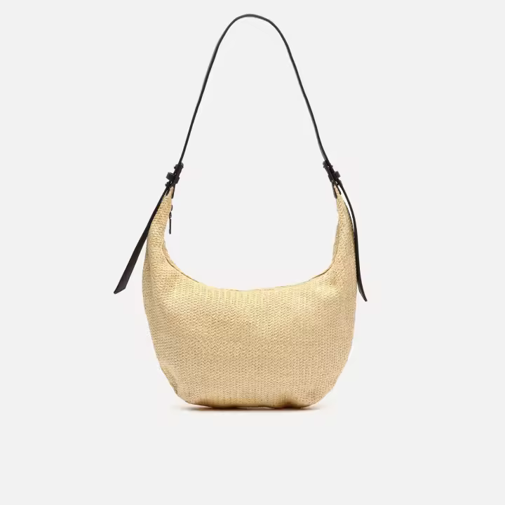 Misako Birdie bolso de hombro efecto rafia Raffia / Playa - 1