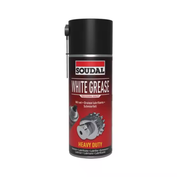 GRASA DE LITIO BLANCA SPRAY 400 ML. SOUDAL - 1