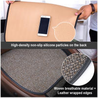 Fundas De Asiento De Coche SEAMETAL De Lino Tejido Protección De Silla Universal Para Automóviles Camiones SUV Transpirable Adecuado Para Todas Las Estaciones - details 3