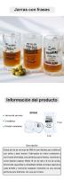 Pack de 3 a 24 unidades de Jarras de cerveza, 3 modelos, 500 ML, Jarras de cristal, Detalles de boda para invitados, Recuerdos de boda, Detalles para invitados de comunión, Regalos originales invitados, detalles bodas, No personalizable, Regalantes.com - details 0