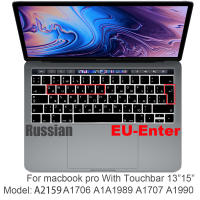Cubierta De Teclado De Silicona Rusa Protector Para Macbook Air13/12/15/16 pro Touchbar A2992/A3113/A2941/A1990/A3114/A2289 A2337/A2141 Antipolvo Impermeable Para Laptop - details 18