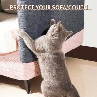 Tablero De Afilado Para Gatos Autoadhesivo Protección Del Sofá Antirrascas DIY Para Muebles Material De Nylon Trimmable - details 7