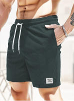 Nuevos Pantalones Cortos De Corduroy Para Hombre Verano Color Sólido Con Cordones Estilo Casual Cierre De Cordón Talla Media - details 90