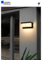 Luz De Pared LED Impermeable 15W Con Sensor De Radar Para Exteriores Y Dormitorios Sala De Estar Porches Jardines Luz Decorativa Moderna - details 7
