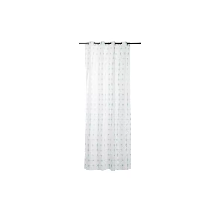 Adda Home Visillo Lino Formas Geométricas 140x270 Cm - Suave y Cómodo - 1