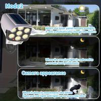 Lámpara Solar LED Exterior 77 LEDs Con Sensor De Movimiento Luz De Fosa Impermeable Inalámbrica Falso Cámara De Seguridad Para Porche Jardín Patio - details 0