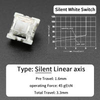 Interruptores Lineales Táctiles Silenciosos Outemu Para Teclado 3Pin Colores Gris Blanco Rojo Azul Verde Jugando Interruptores Mecánicos De Teclado - details 11
