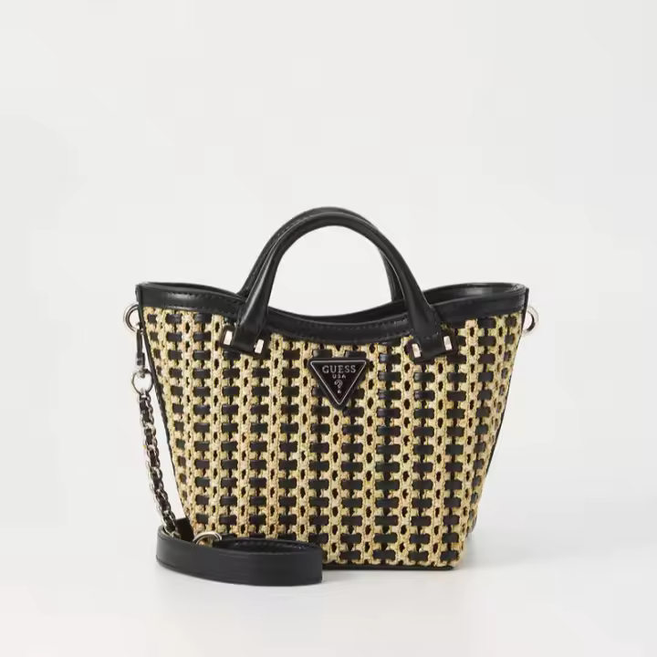 Bolso Guess Atalina mini WG964775 de rafia GUESS - 1