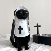 Disfraz De Gato Para Perro Pequeño Ropa De Fiesta Divertida Transpirable Para Todo El Año Accesorios Para Perros - details 6