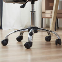 Vinsetto Silla de Oficina de Malla Silla de Escritorio Giratoria sin Brazos con Altura Ajustable Carga 100 kg para Estudio Despacho 43x58x90-100 cm Gris - details 3