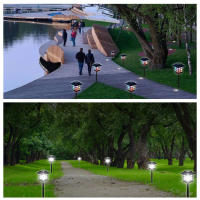 8 Pack Luces Solares Para Jardín Impermeables Decorativas Para Paisaje Patio Camino De Acceso Iluminación De Escenario Solar - details 5