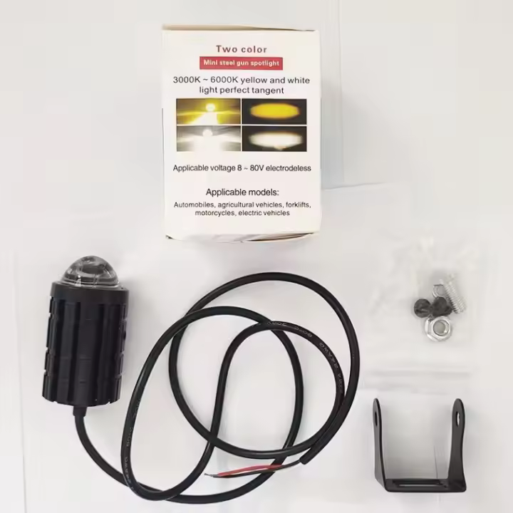 Lente Proyector LED Para Faro De Motocicleta Mini Luz Auxiliar 12V-80V Para ATV Scooter Accesorio De Lampara Moto TCYATO - 1