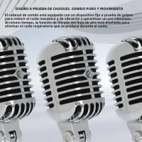 LEUS LAC50 - 55SH Micrófono Dinámico Profesional Vintage Clásico Para Voz Para Presentaciones En Directo Karaoke - details 8