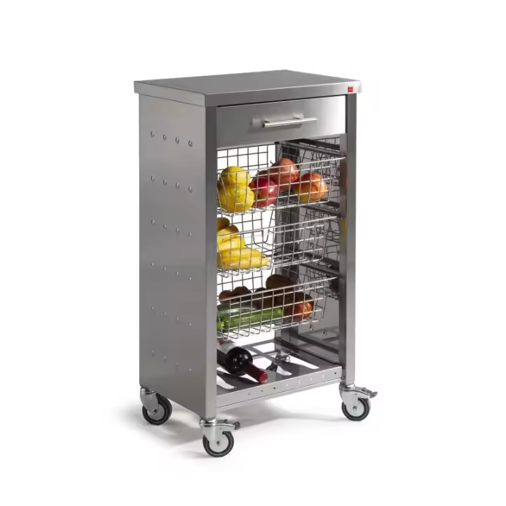 DON HIERRO - Carro de cocina, carrito verdulero OTTO INOX- - 1