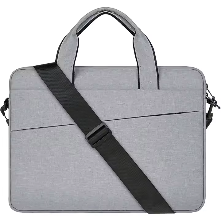 Set of 1 13-Inch Nylon Laptop Bag, Crossbody Business Satchel with Padding, Dropproof Design - 1
