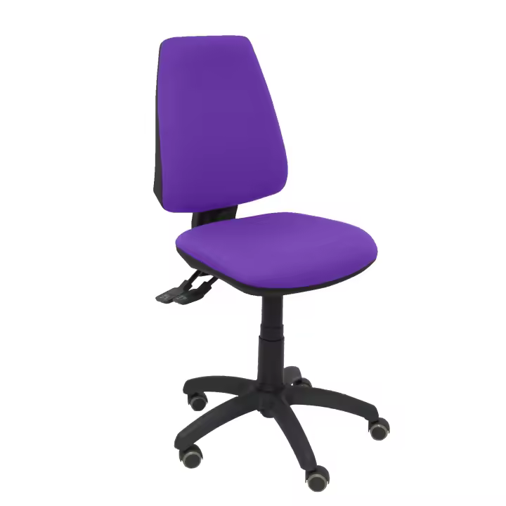 Silla de Oficina Ergonómica Piqueras Y Crespo Elche S BALI Lila con Ruedas de Parqué - 1