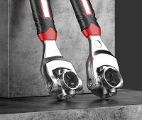 Herramienta Multifuncional De 52 En 1 Llave De Tigre Con Eje Rotativo De 360 Grados Universal Para Tornillos Y Bocas De Spline En Acero Cr-V - details 1