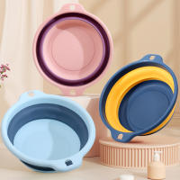 Tina De Lavado Portátil Y Plegable Para Ropa Segura Y Duradera De Plástico Suministros Domésticos Para Baño Viajes - details 0