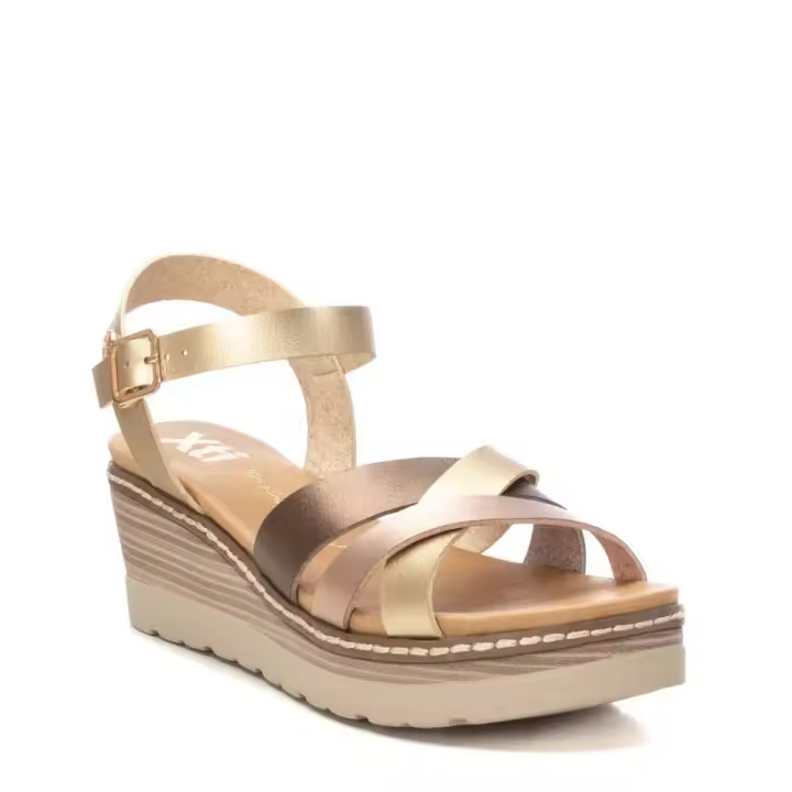 Xti Sandalias De Cuña 14285 Dorado - 1