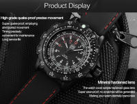 Reloj Militar Addies Para Hombre Resistente Al Agua Luminoso Y Con Marcadores Arábigos Correa De Silicona Deportivo Y De Outdoor - details 9