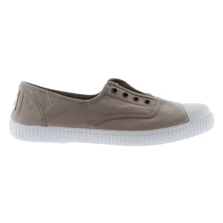 Zapatillas Beige Victoria Inglesa Lona Drec Elástico Cómodas y Ligeras - 1