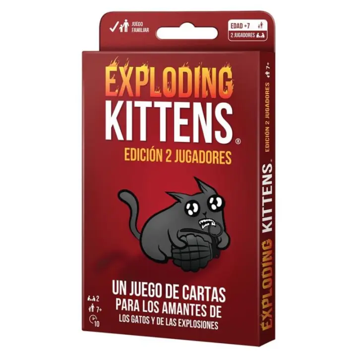 Juego de mesa exploding kittens edicion 2 jugadores pegi 10 - 1